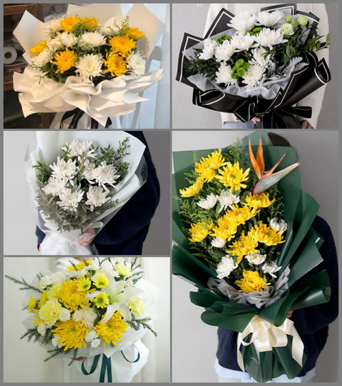 青海西宁市湟中县群加藏族乡白事花束代送